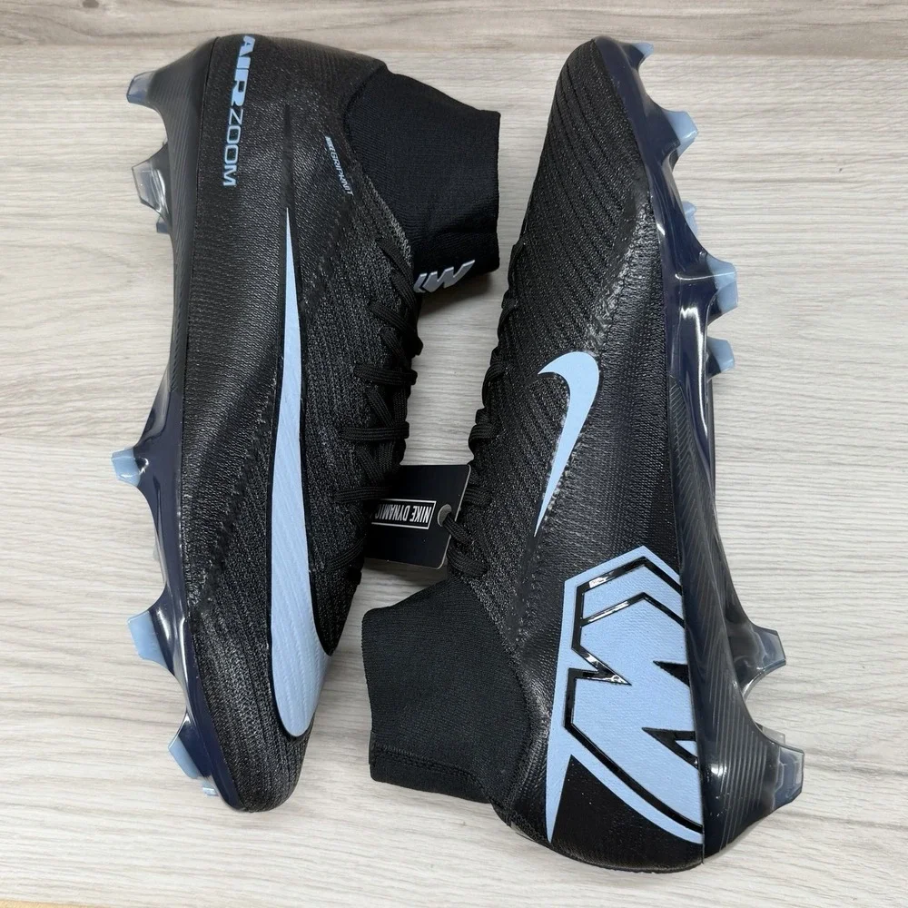Nike Air Mercurial Superfly 10 Elite FG Shadow Pack Black Men Sz 13 FQ1454-001